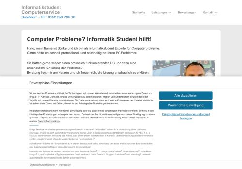 Informatikstudent Computerservice