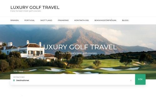 Luxury Golf Travel
