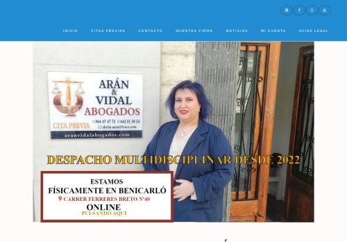 aranvidalabogados.com