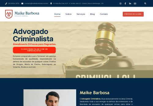 Maike Barbosa - Advocacia e Consultoria Criminal