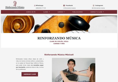 Rinforzando música (Clases de violín y viola)