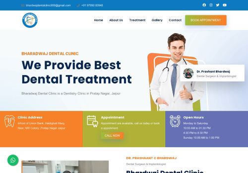bhardwajdentalclinics.com