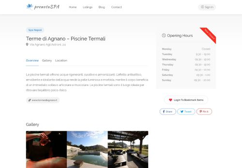 Terme di Agnano – Piscine Termali