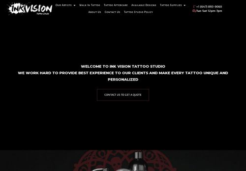 Tattoo shop in Toronto - Ink Vision Tattoo shop in Toronto Ontario Canada