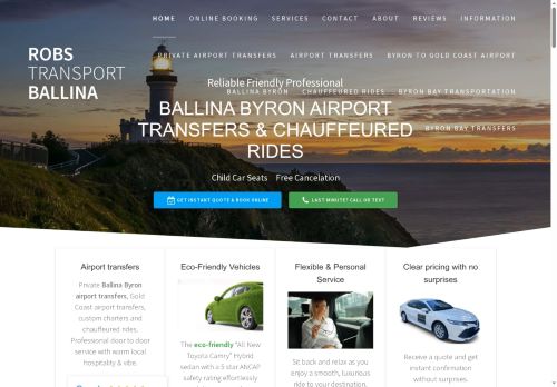 ROBS TRANSPORT BALLINA - Reliable, Friendly & Professional Airport Transfers