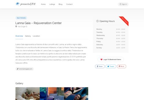 Lanna Gaia – Rejuvenation Center