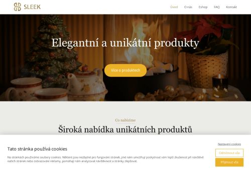 Sleek_Elegantní a unikátní produkty