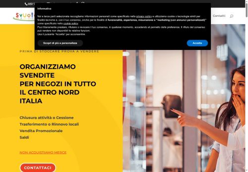 Organizzazione svendite, chiusura attivit, liquidazioni, rinnovo locali -  Svuota.it