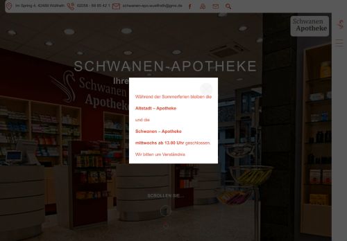 www.schwanen-apotheke-wuelfrath.de