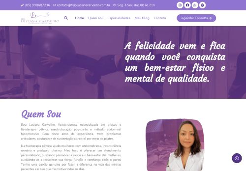 Luciana Carvalho Fisioterapeuta
