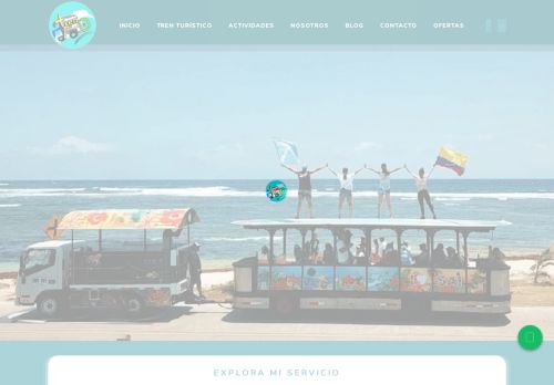Tren Turístico Blanco - Vuelta a la Isla de San Andres