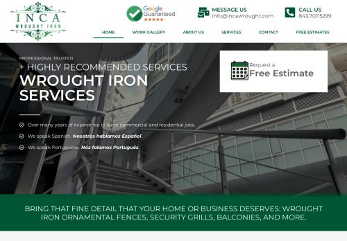 www.incawroughtiron.com