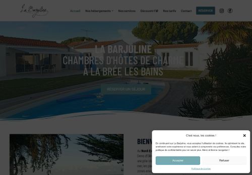 La Barjuline - Chambres d'Hôtes à La Brée-les-bains