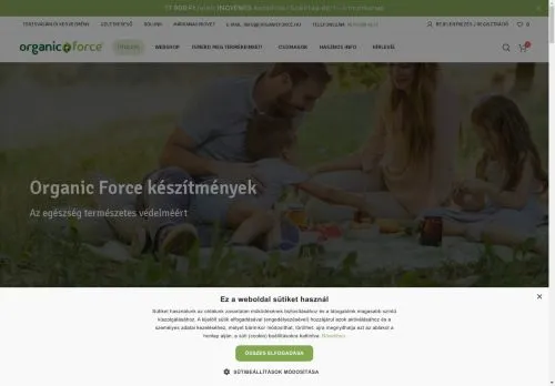 Organic Force Webshop