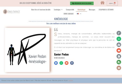 Xavier Pedan Kinésiologie