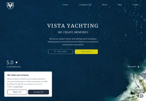 Vista Yachting Santorini