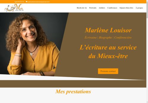 Marlène Louisor - Des Mots pour une Vie