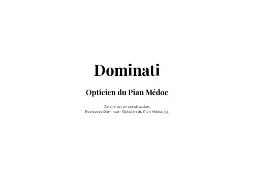 DOMINATI Opticien du Pian-Médoc