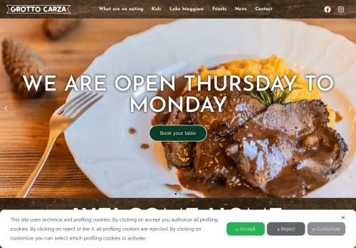 Grotto Carza - Ristorante