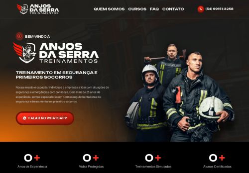 ANJOS da serra treinamento ctis