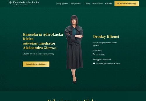 Kancelaria Adwokacka adwokat Aleksandra Giemza