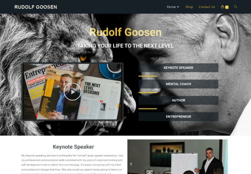 Motivational Speaker - Rudolf Goosen