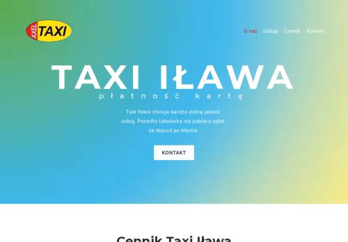 AXEL TAXI IŁAWA