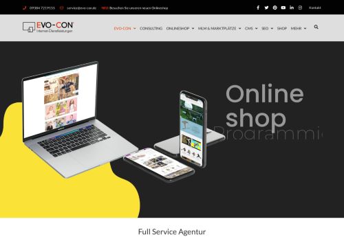 EVO-CON - Internet Dienstleistungen