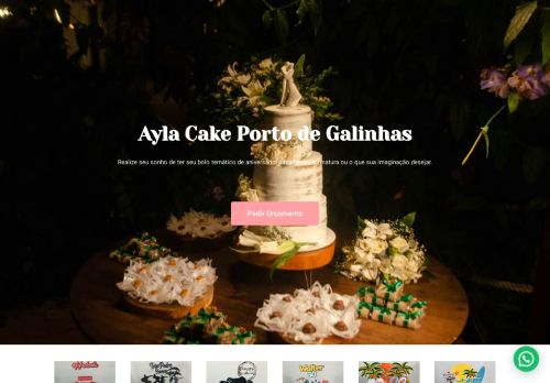 Porto de Galinhas - Bolos, Doces e Salgados - Ayla Cake Confeitaria Gourmet, Kit Festas em Porto de