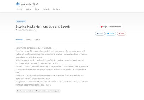 Estetica Nadia Harmony Spa and Beauty