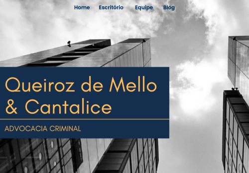 Queiroz de Mello e Cantalice - Advocacia Criminal