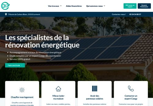 Coegy | Photovoltaïque ? Panneaux Solaires - Isolation ?️ - Pompe à Chaleur?️- Audit énergétique ? -
