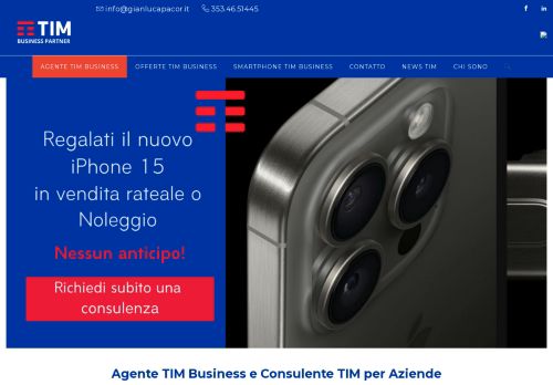 Gianluca Pacor consulente Tim Business