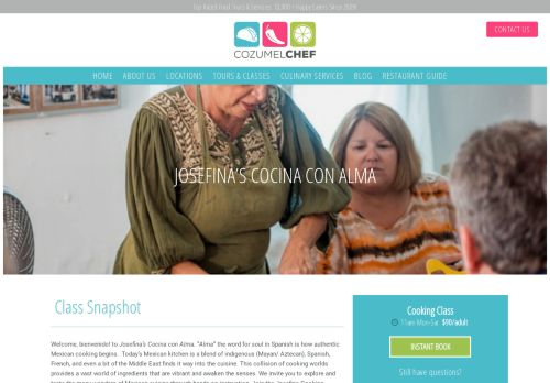 Josefina's Cocina con Alma (Cozumel Cooking Class)