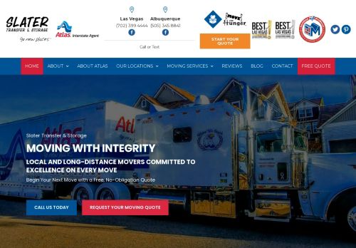 Slater Transfer & Storage Atlas Van Lines – Las Vegas
