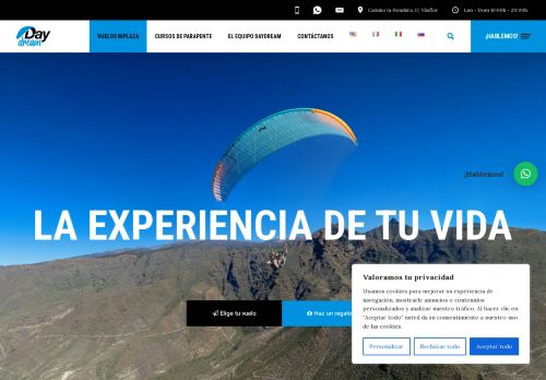 daydreamparagliding.es
