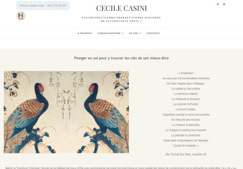 Cécile Casini Psychoénergéticienne