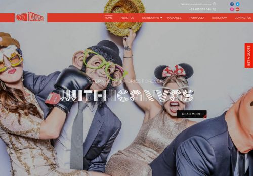 iCanvas Photobooth Hire Sydney