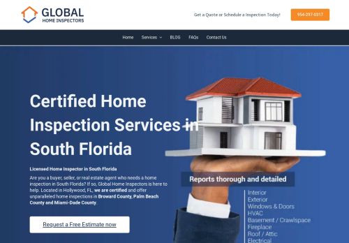 Global Home Inspectors Wind Mitigation and 4 Point Inspection