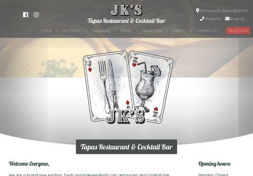 JK's Tapas Restaurant & Cocktail Bar