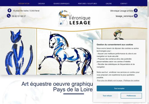 www.veronique-lesage-artiste.com