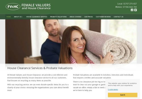 Female Valuers and House Clearance