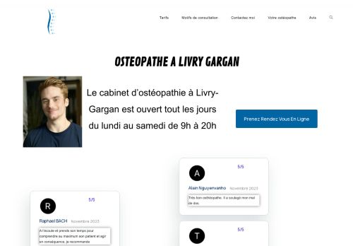 Ostéopathe D.O à Livry-Gargan - Alexis Janson