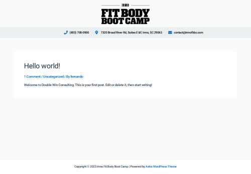 Irmo Fit Body Boot Camp