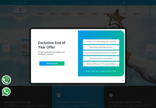 Advantage Pro - Red Hat training in chennai