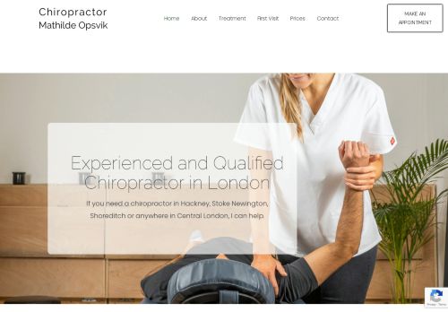Chiropractor Mathilde Opsvik