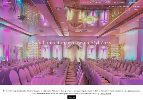 Sala bankietowo-weselna Styl Żary