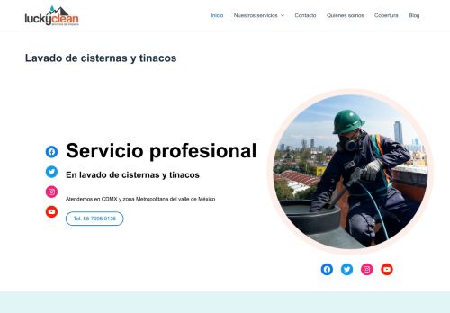 Lucky Clean, lavado de cisternas y tinacos