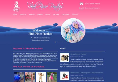 Pink Pixie Parties