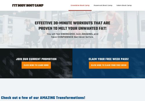 Greenbrier Fit Body Boot Camp